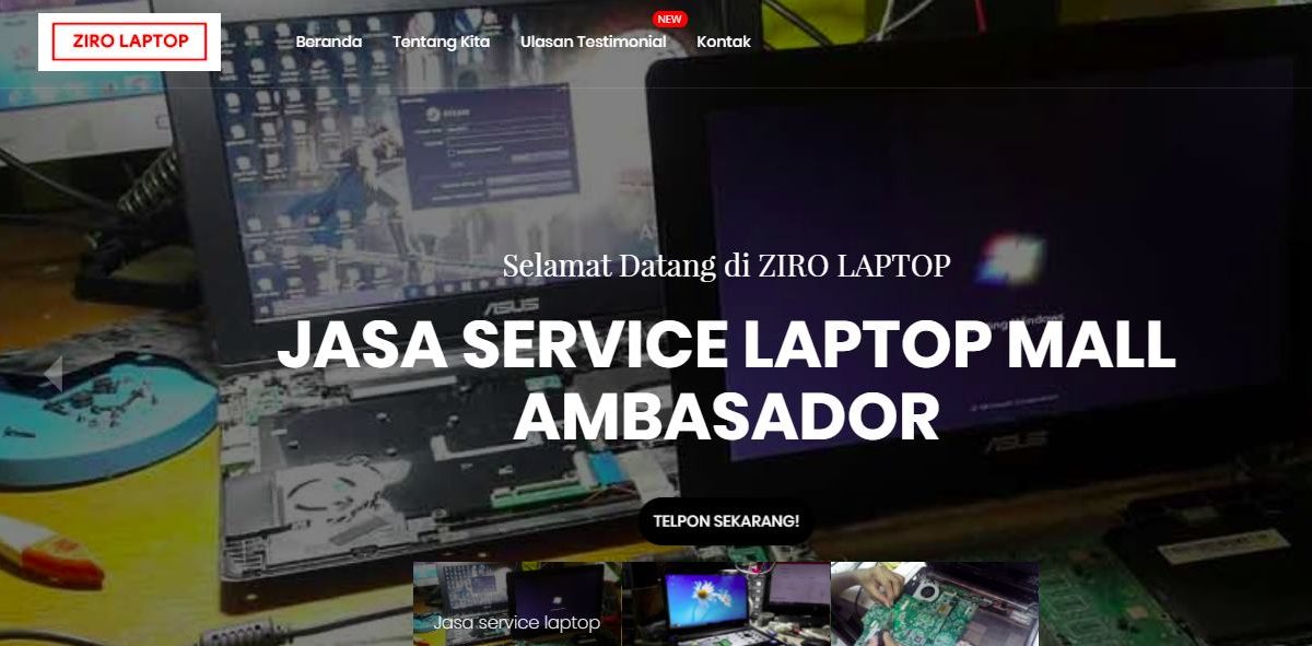 ZIRO LAPTOP – Service Laptop mall ambasador (Melayani: maintenance, Mati Total,Instal ulang,henk)